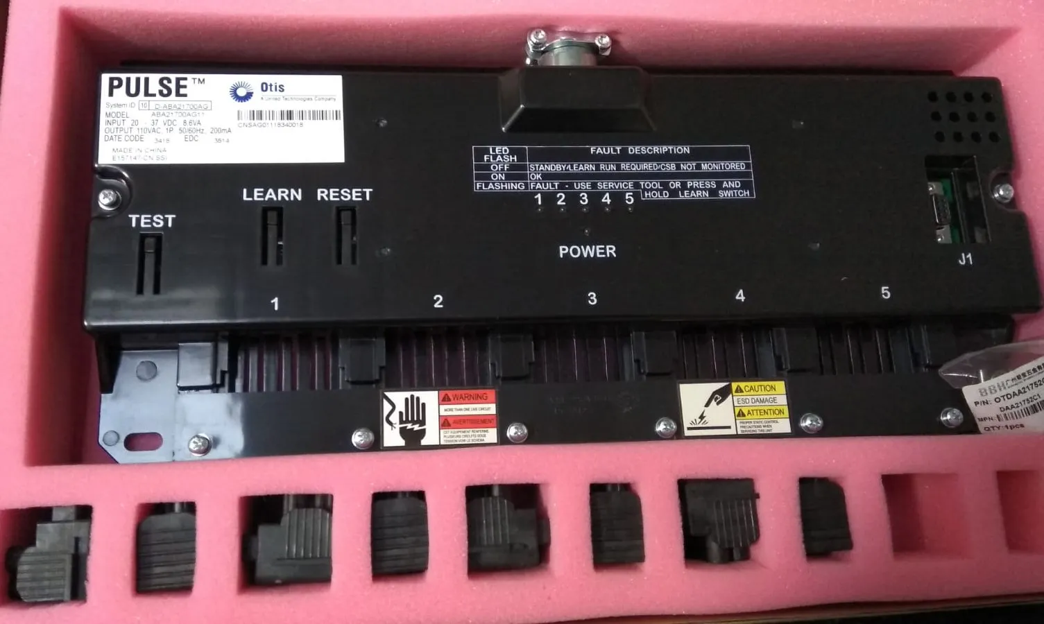 Блок контроля тяговых ремней RBI ABA21700AG11 OTIS